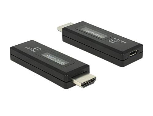 DeLOCK 63327, HDMI-A 19 pin, USB Type Micro-B, Svart