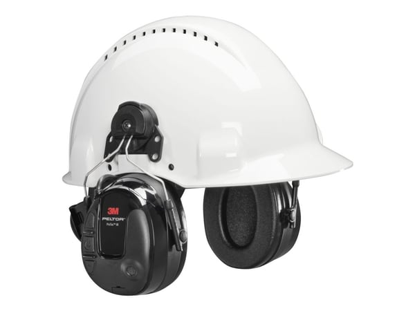 3M Peltor ProTac III MT13H221P3E - Hodetelefoner - hjelmmontering - kablet - 3,5 mm jakk - lydisolerende - svart