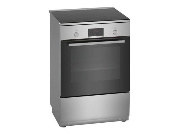 Bosch Serie | 4 HLN39A050U - Komfyr - frittstående - bredde: 60 cm - dybde: 60 cm - høyde: 90 cm - med selvrens - rustfritt stål