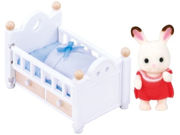 Sylvanian Families Chocolate Rabbit Baby Set Sylvanian Families Chocolate Rabbit Baby Set