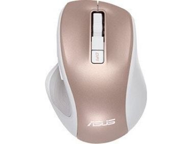 ASUS MW202 - Mus - optisk - 6 knapper - trådløs - 2.4 GHz - USB trådløs mottaker - muddergrå