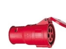 Brennenstuhl 1081060, 1 AC-pistorasia(a), IP44, Punainen, 400 V, 32 A, 1 kpl