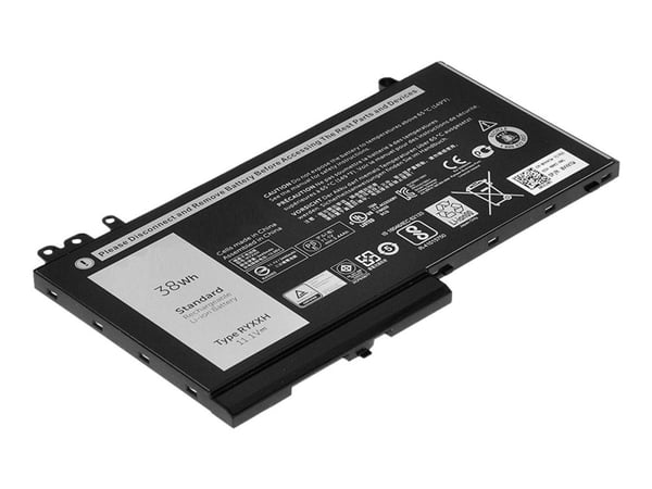 CoreParts - Batteri til bærbar PC (tilsvarer: Dell R5MD0) - litiumpolymer - 3-cellers - 3.4 Ah - 38 Wh - for Dell Latitude E5250, E5550