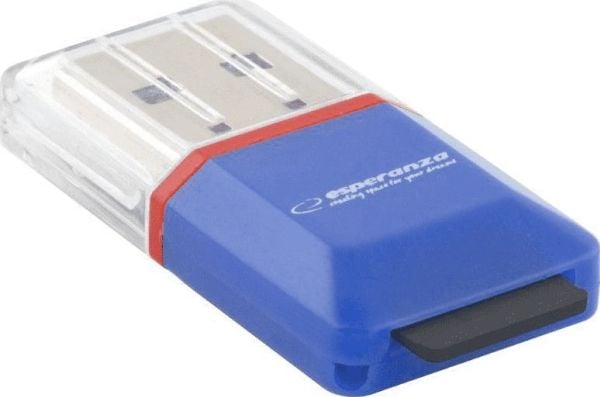 Esperanza EA134B - Kortinlukija (TransFlash, microSD, microSDHC) - USB 2.0
