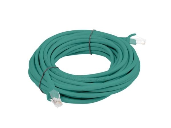 Lanberg - Koblingskabel - RJ-45 (hann) til RJ-45 (hann) - UTP - CAT 5e - grønn, RAL 6024