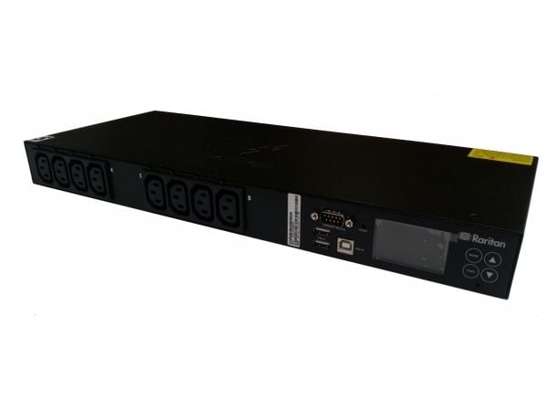 Raritan Dominion PX PX3-5190R - Strømfordelerenhet (kan monteres i rack) - AC 230 V - 3800 VA - Ethernet, USB - inngang: IEC 60309 16A - utgangskon...