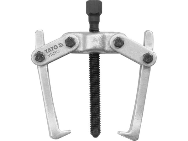 Yato YT-2515, Trinse med skyvbare krokgrep, 7,62 cm (3"), 1,1 t, Stål, Sort, Sølv, 7,5 cm
