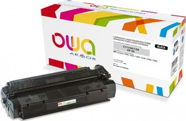 OWA - Sort - kompatibel - tonerpatron - for HP LaserJet 1000, 1005, 1200, 1220, 3300, 3310, 3320, 3330, 3380