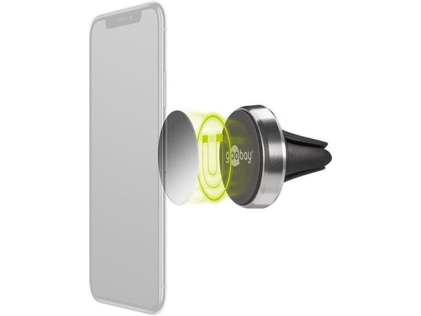 Goobay 38685, Mobiltelefon/smarttelefon, Passiv holder, Bil, Svart