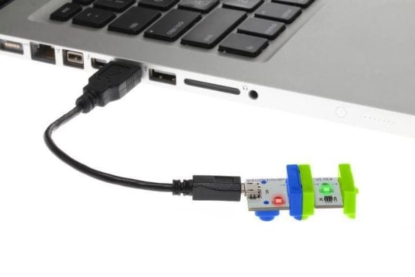 littleBits power (USB), Effektmodul, littleBits, Blå, Vit, 95,2 mm, 190,5 mm, 12,7 mm