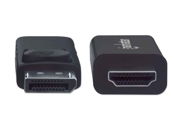 Manhattan 153201, 1,8 m, DisplayPort, HDMI, Hankjønn, Hankjønn, Rett