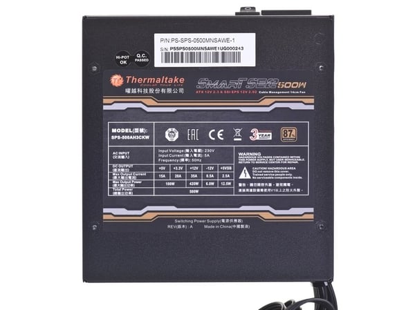 Smart SE2 500W modulær strømforsyning (spr. 87 %, single rail)