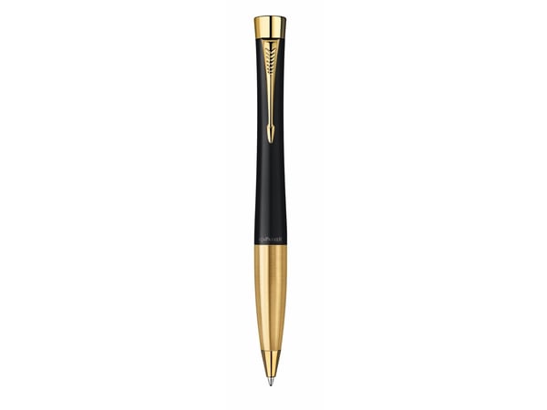 Parker 2093381, Svart, Gull, 2 stykker, Kulepenn + fyllepenn