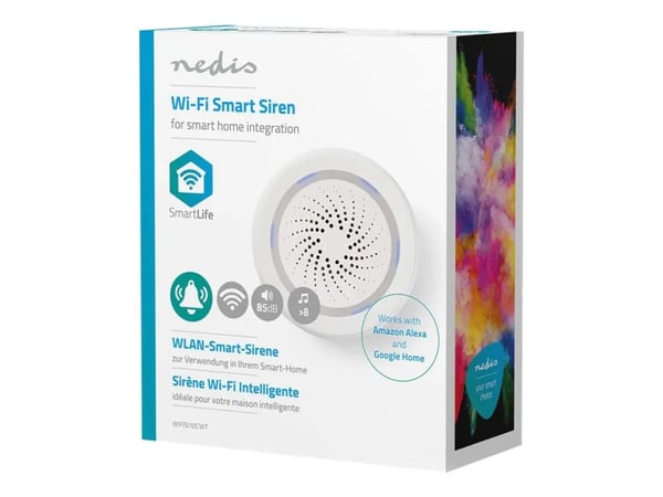 Nedis WiFi Smart Siren - Sirene - trådløs - Wi-Fi