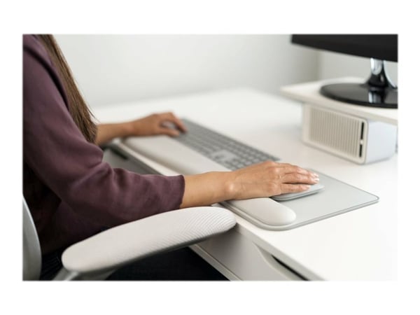 ErgoSoft harmaa hiirimatto rannetuella