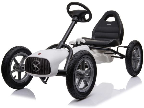 MegaLeg Pedal AIR Gokart 1903 til børn, Hvid