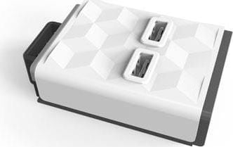 Allocacoc USB-laddarmodul, PowerStrip PDU MODULE, 2x USB (10096/MDUSB2)