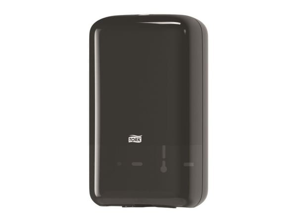 Toiletpapirdispenser ark, Tork T3 Bulk/sheet, sort 159mmx128mm x 271mm