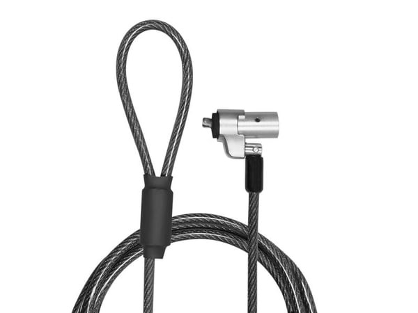 LogiLink NBS012, Noble, Avain, Terästä, Musta, Hopea