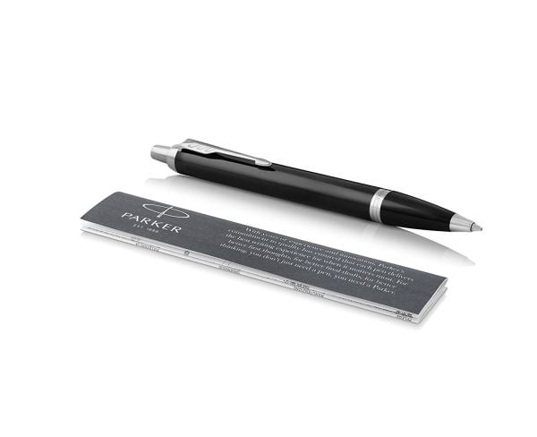 Parker 2093215, Sort, Sølv, 2 stykker, Kulepenn + fyllepenn