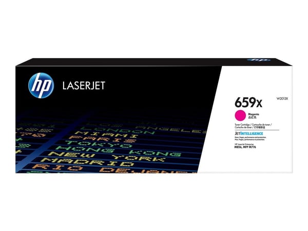 HP 659X - Magenta - original - LaserJet - tonerpatron (W2013X) - for Color LaserJet Enterprise MFP M776; LaserJet Enterprise MFP M776