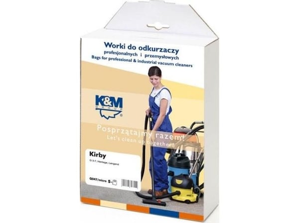 K&M Group pölynimuripussit KIRBY KM-Q047.A (5kpl) K&M Group pölynimuripussit KIRBY KM-Q047.A (5kpl)