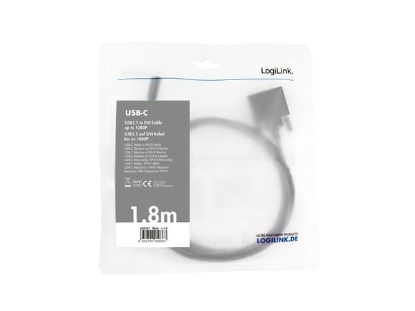 LogiLink UA0331, 1080p, lajittelu, 1 kpl