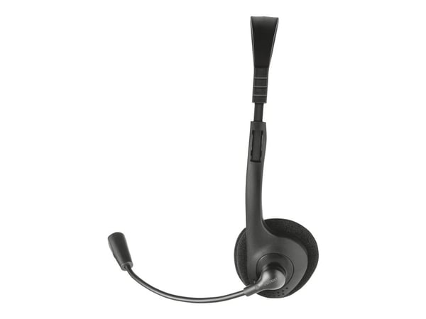 Headset, Trust Primo Chat, on-ear, kablet, sort
