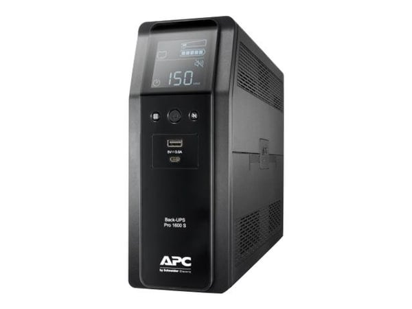 APC Back-UPS Pro BR1600SI - UPS - AC 220-240 V - 960 Watt - 1600 VA - 260 Wh - USB - output-stikforbindelser: 8 - lajittelu
