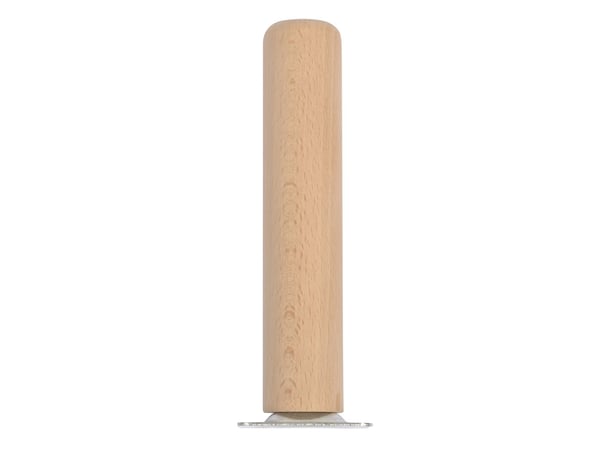 Home>it® rund bordben med lige beslag Ø41 x 20 cm bøgetræ