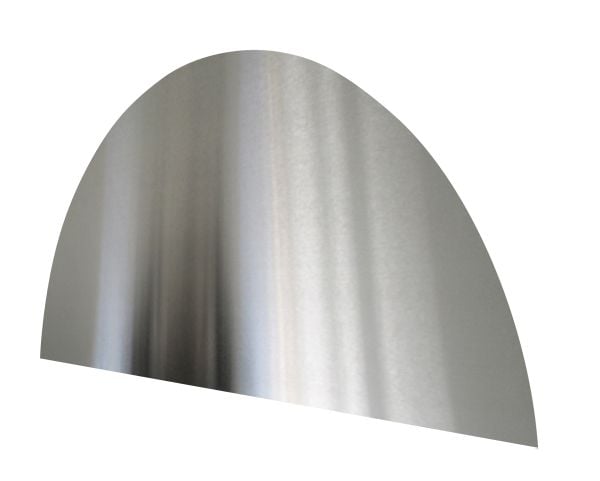 HOME It® buet stænkplade 60 x 30 cm børstet rustfri stål