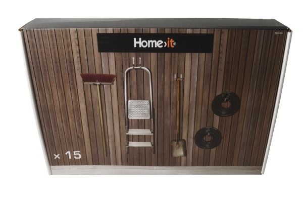 HOME It® ophængsystem til garagen og udhus med 15 dele