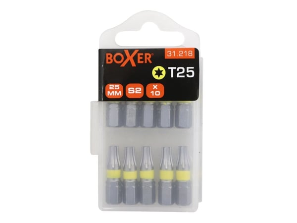 Boxer®-bitit 10 kpl laatikossa TORX 25