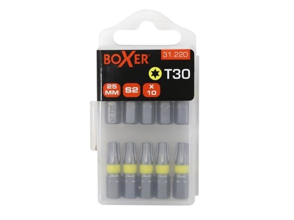 Boxer®-bitit 10 kpl laatikossa TORX 30