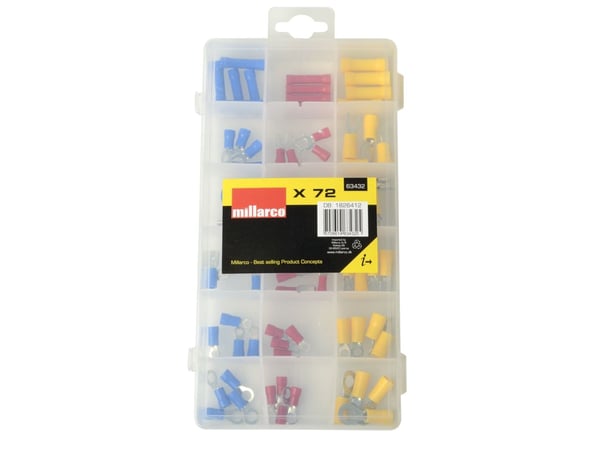 Millarco®-valikoimalaatikko, jossa on 72 pcs