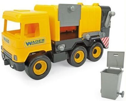 Wader Middle truck - Keltainen jäteauto (234803)