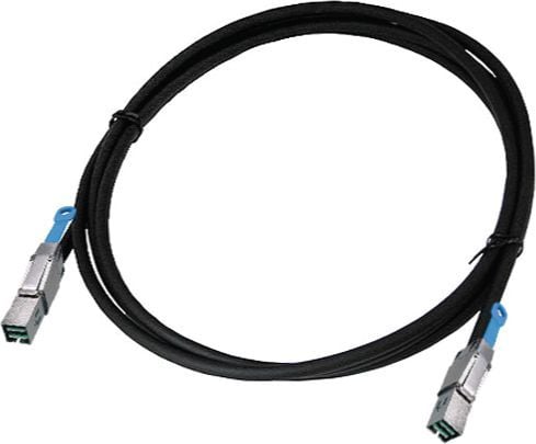 QNAP CAB-SAS10M-8644 - SAS ekstern kabel - SAS 12Gbit/s - 36 pin 4x Mini SAS HD (SFF-8644) (hann) til 36 pin 4x Mini SAS HD (SFF-8644) (hann) - 1 m...