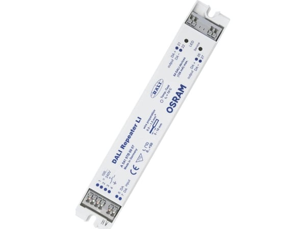 Osram DALI REP LI, 0 - 50 °C, 50/60 Hz, 30 mm, 189 mm, 21 mm, 85 g