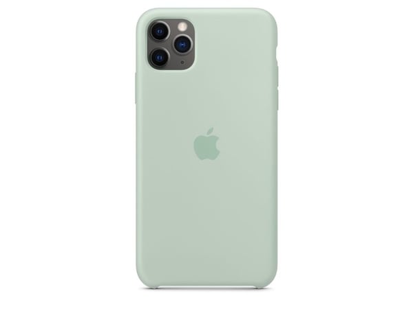 Apple - Baksidedeksel for mobiltelefon - silikon - beryll - for iPhone 11 Pro Max