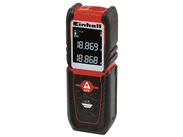 Einhell TC-LD 25, 25 m, 3 mm/m, Svart, Rød, AAA, 1,5 V, 90 g