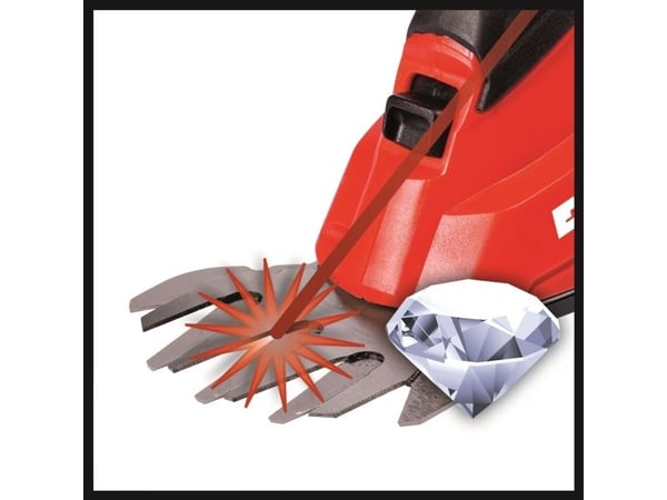 Einhell Expert GE-CG 18 Li Solo - Tijera de césped inalámbrica (10 cm, 20 cm), color rojo - SOLO
