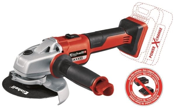 Einhell AXXIO, 8500 RPM, 12,5 cm, Batteri, 2,6 Ah, 1,16 kg - SOLO