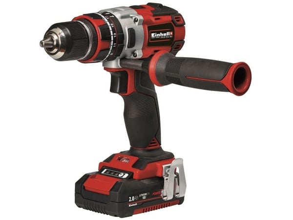 Einhell TE-CD 18 Li-i BL, Boremaskin med pistolgrep, Nøkkelløs, Aluminium, Sort, Rød, 1,3 cm, 1 cm, 500 RPM