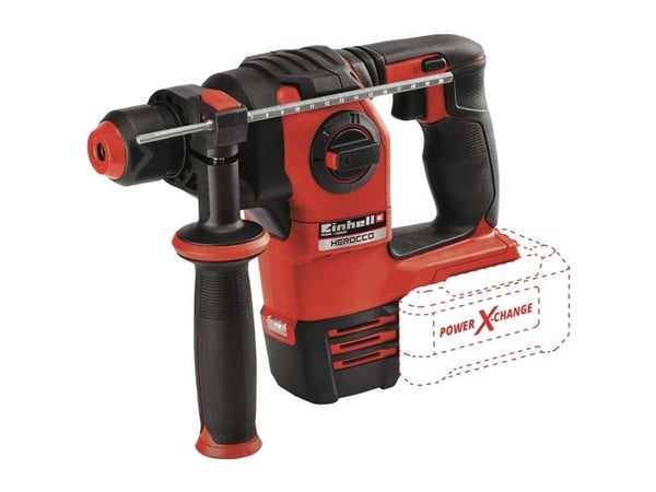 Einhell HEROCCO, Sort, Rød, 2 cm, 2,2 J, 5500 bpm, Batteri, 18 V - SOLO