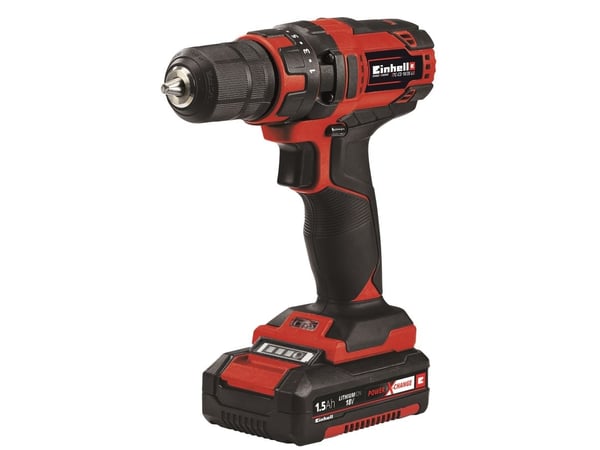 Einhell 4513914, Elektrisk skrutrekker, 18 V, Lithium-Ion (Li-Ion), 185 mm, 63 mm, 188 mm