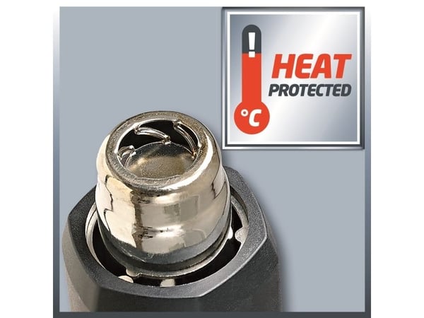 Einhell TE-HA 2000 E, Sort, Rød, Sølv, 500 l/min, 550 °C, 250 l/min, 50 °C, AC