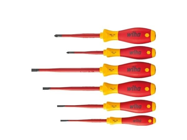 Wiha SoftFinish electric slimFix 3201 - Skrutrekkersett - 6 deler