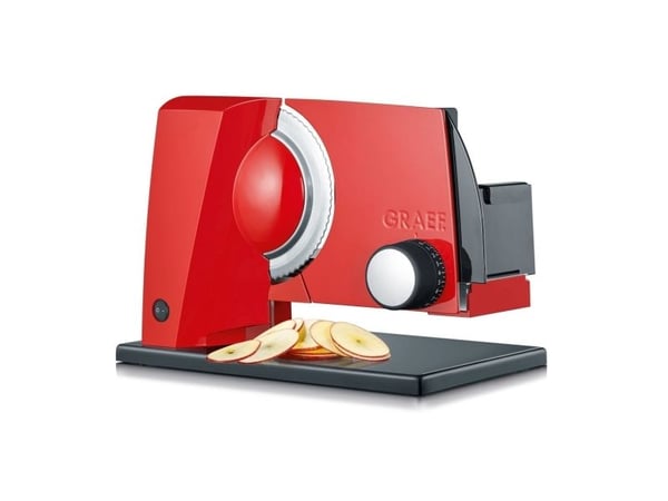 Graef Sliced Kitchen SKS S11003 - Skjæremaskin - 175 W - rød
