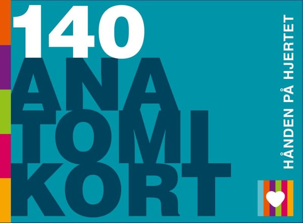 Anatomikort - hånden på hjertet | Oluf Falkenberg Nielsen; Mette Juel Bojsen-Møller | Språk: Dansk