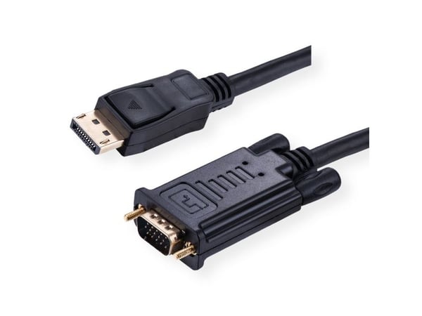 Value 11.99.5802, 2 m, VGA (D-Sub), DisplayPort, Hankjønn, Hankjønn, 1920 x 1200 piksler
